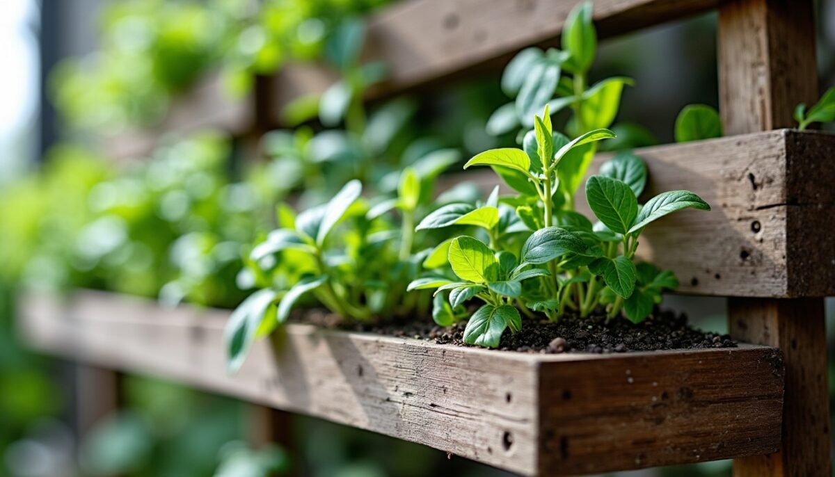 Construisez un jardin vertical DIY écologique avec des matériaux recyclés Construisez un jardin vertical DIY écologique avec des matériaux recyclés